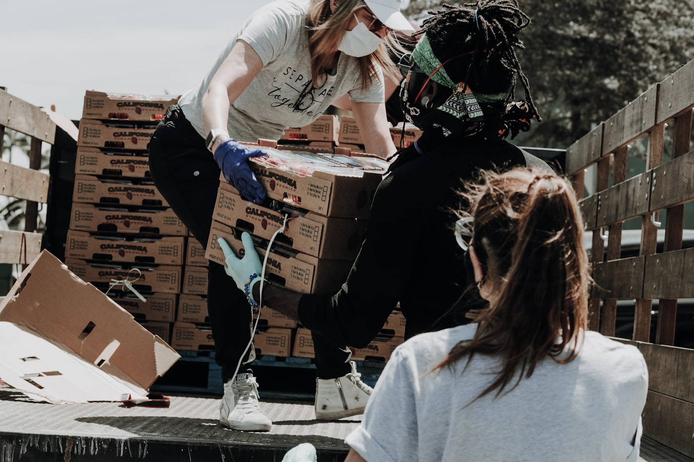 Community food and charity distribution